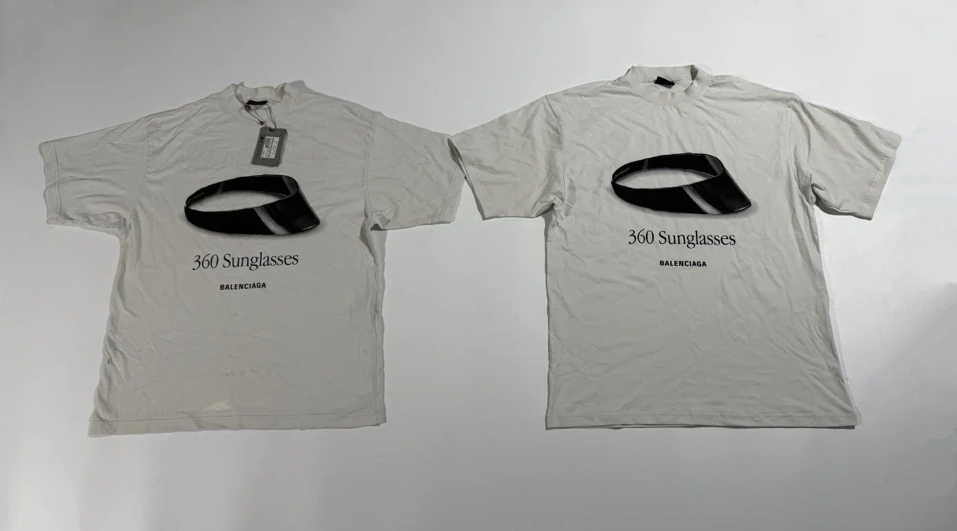 [꼬부기셀러] Balenciaga 발렌시아가 25SS 3D 입체 프린트 반팔 티셔츠
