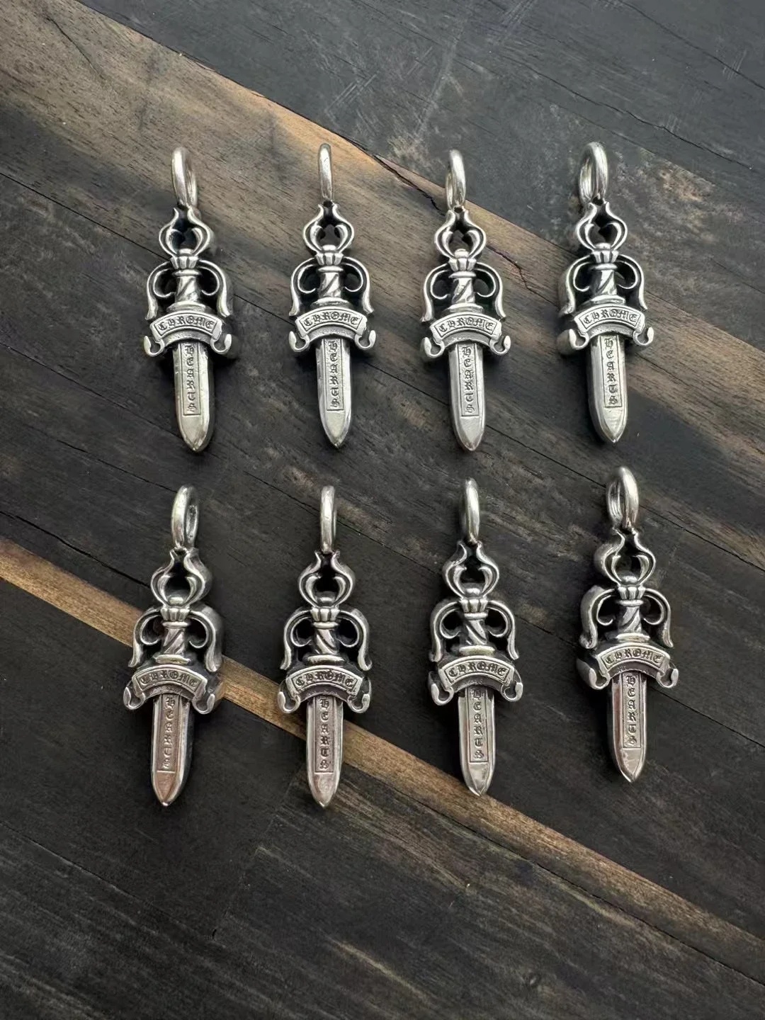 [auk 셀러] Chrome Hearts 크롬하츠 중형 소드 펜던트 925실버