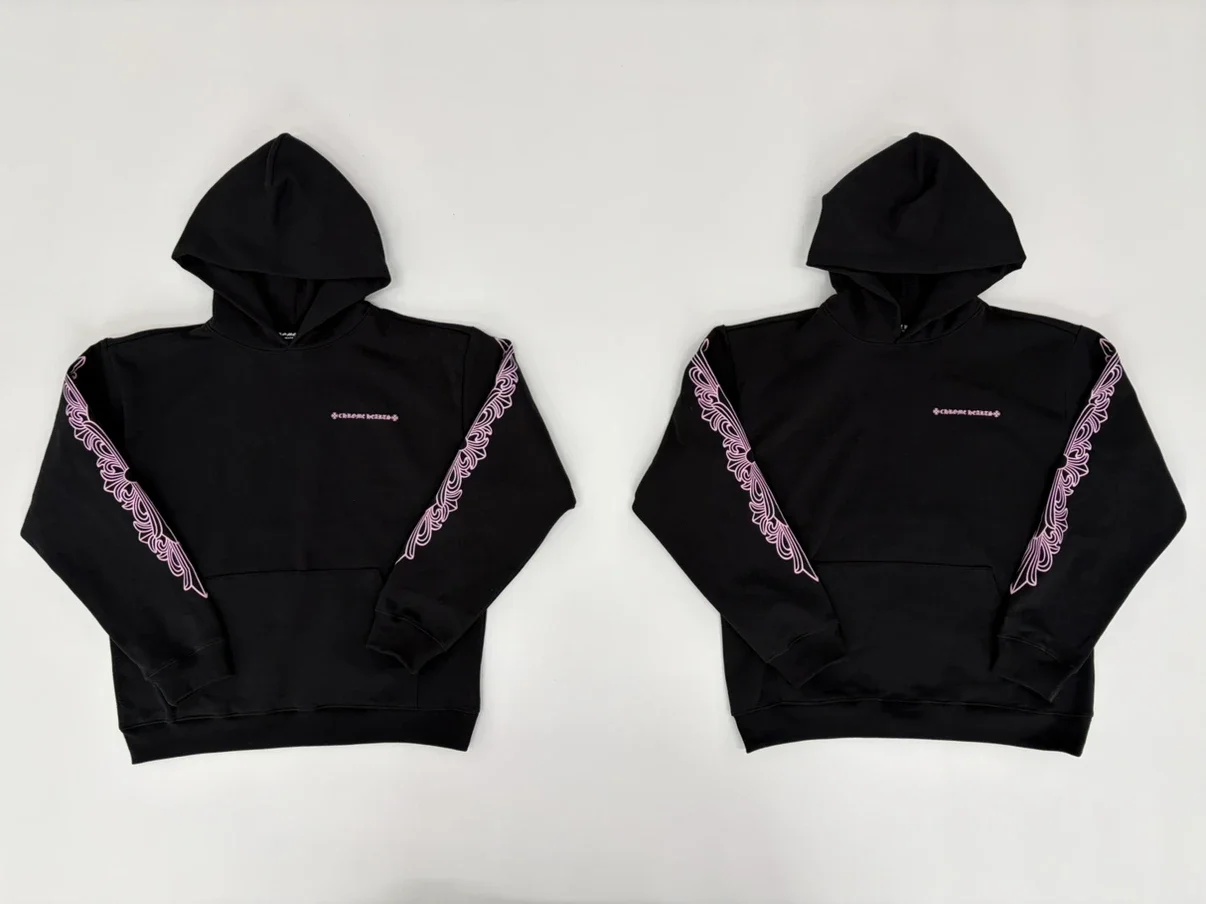 [사탄셀러] Chrome Hearts 크롬하츠 Mattyboy 핑크 프린트 후드티