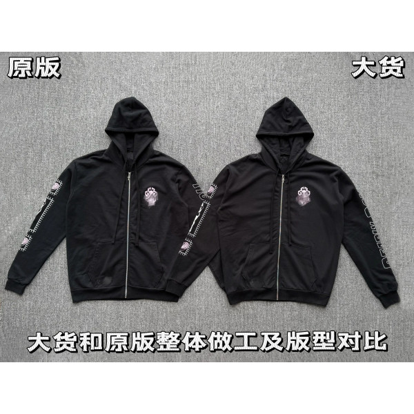 [화가셀러] Chrome Hearts 크롬하츠 데들리돌 2세대 지퍼 후드 925실버/도금